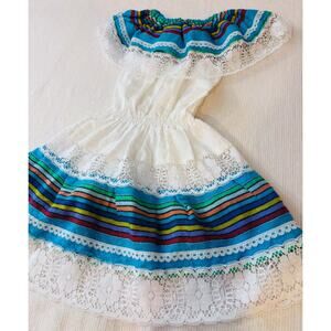 Authentic Mexican Fiesta Dress Girls Size? 2T 3T 4T?